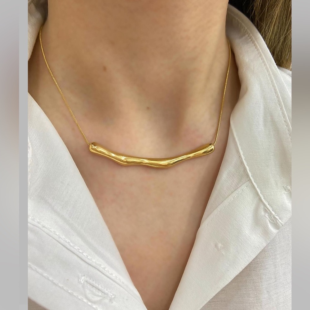 NWT 14k plated pendant with necklace